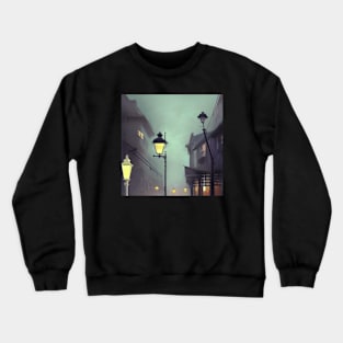 A modern city Crewneck Sweatshirt